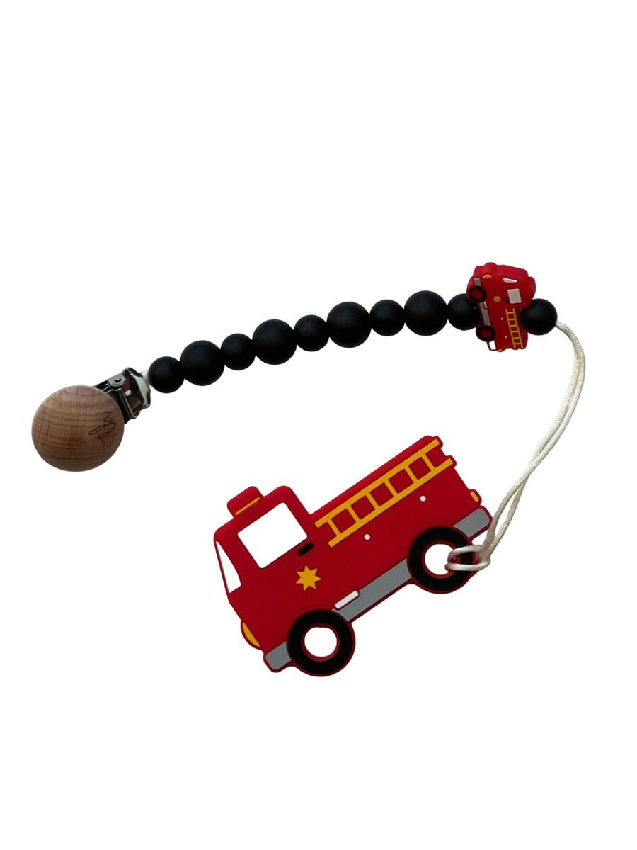 Firetruck Teether & Clip Bundle