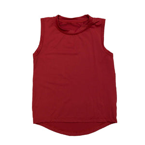 Belle Cher Maroon High-Low Tank