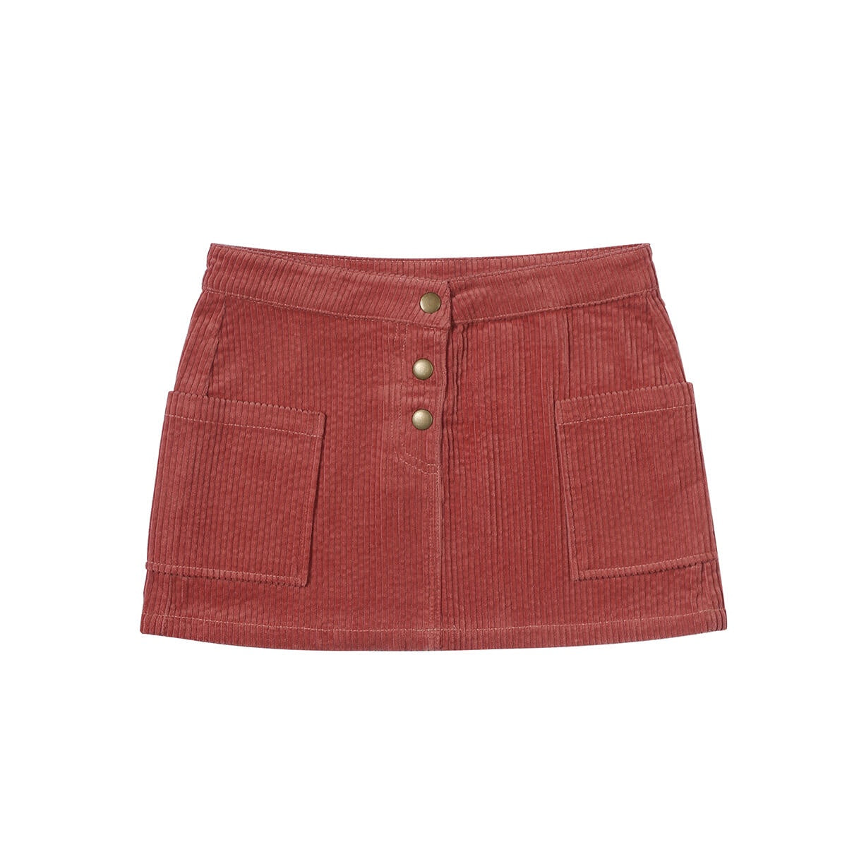 Daphne Cranberry Skirt