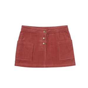 Daphne Cranberry Skirt