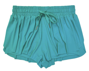 Turquoise Blue Fly Away Shorts