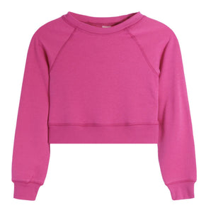 Fuchsia Cropped Pullover