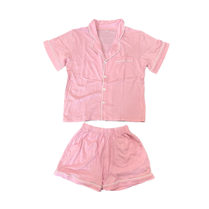 Pink Bamboo PJ Short Set