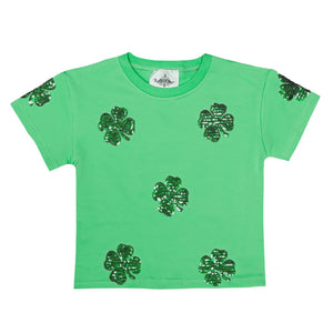 Belle Cher Green Clover Top