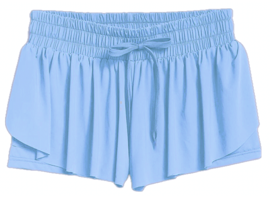 Toddler Chambray Blue Fly Away Shorts