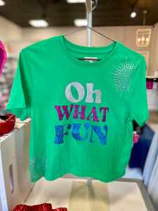 Oh What Fun Glitter Tee