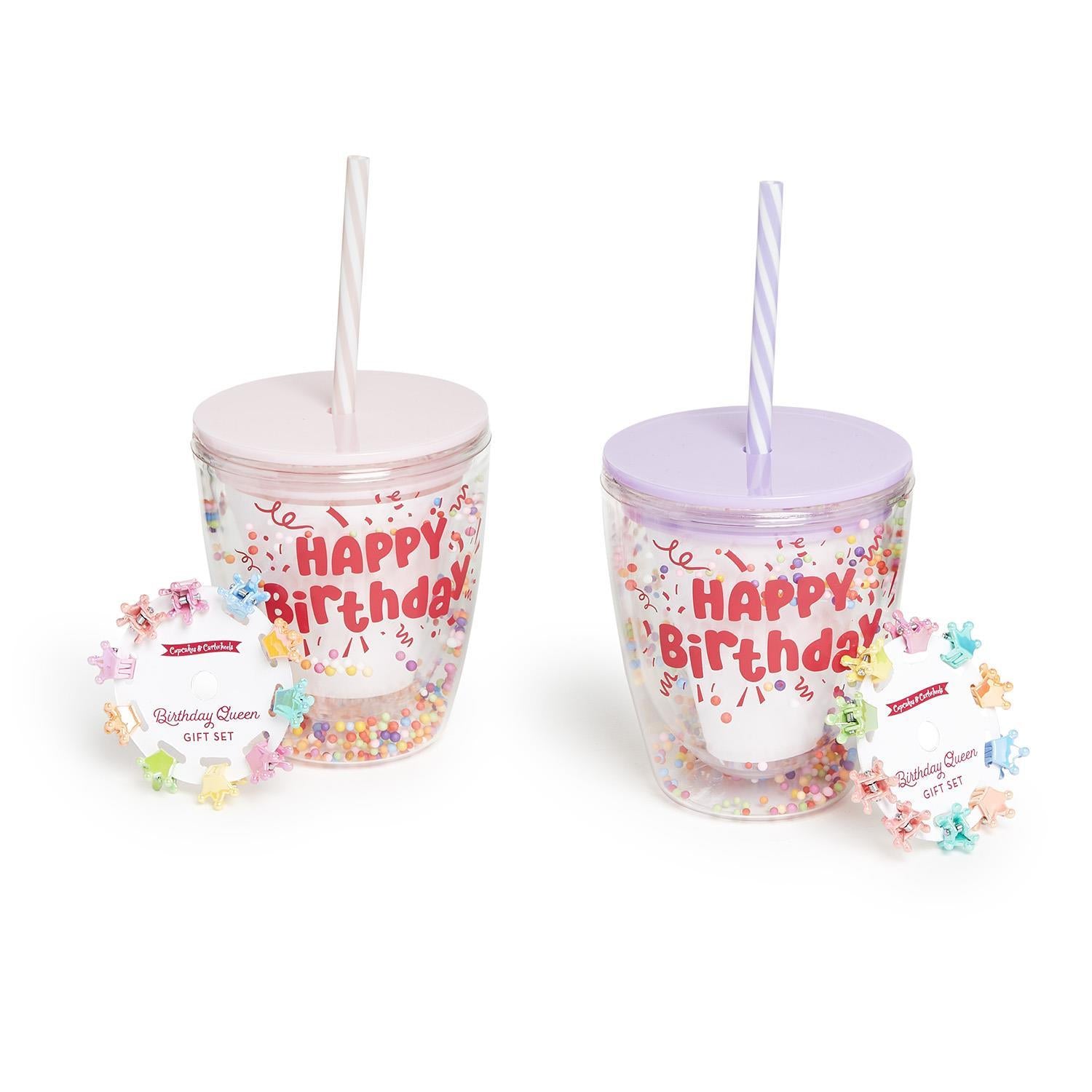 Happy Birthday Confetti Cup Set