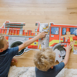 Giant Fire Engine Floor Puzzle