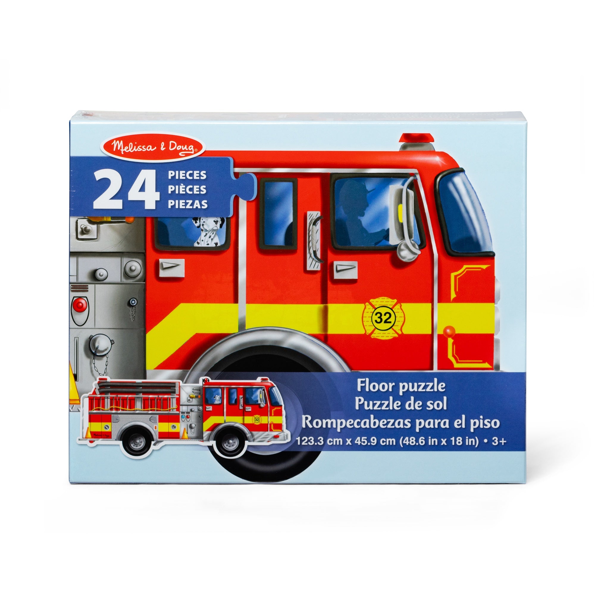 Giant Fire Engine Floor Puzzle