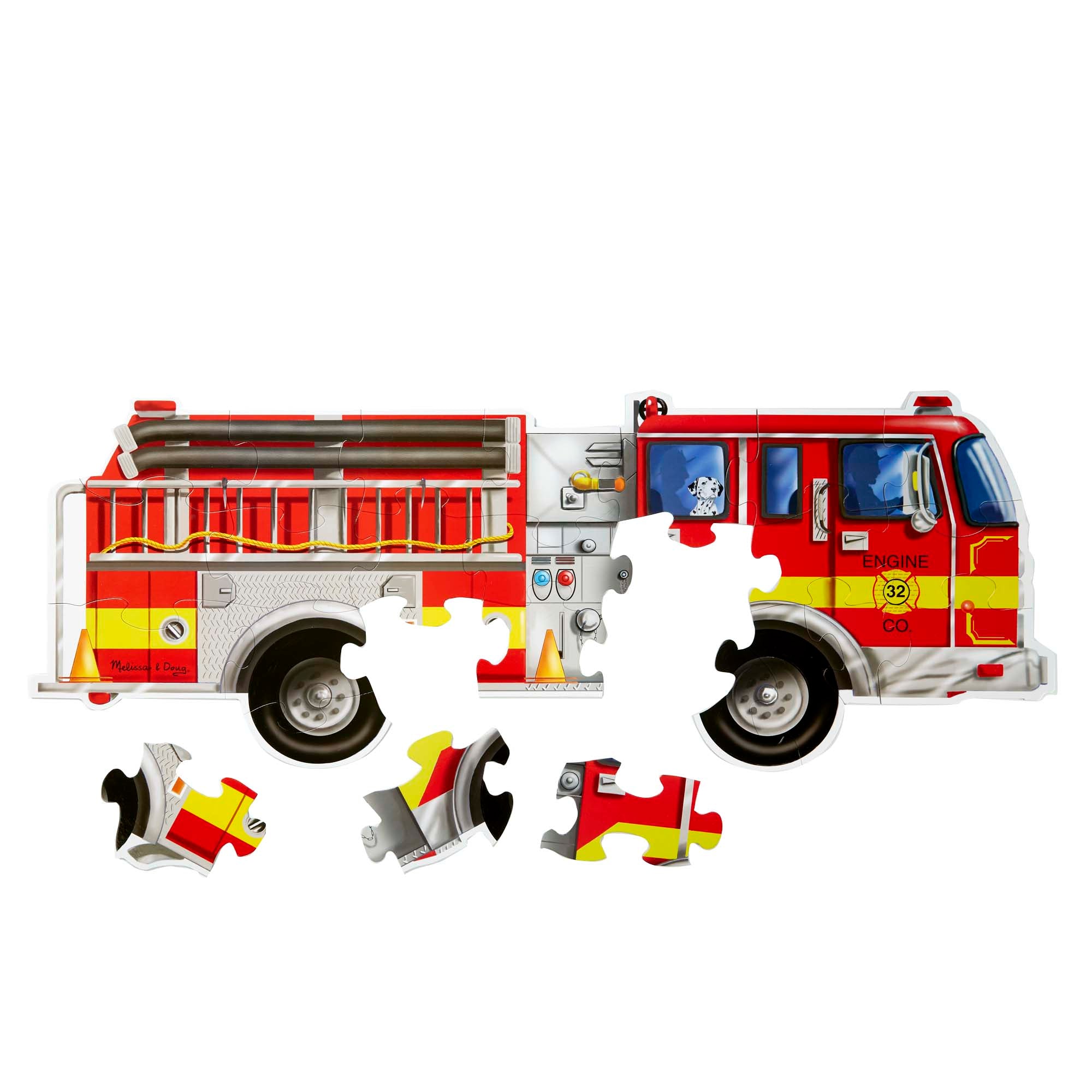 Giant Fire Engine Floor Puzzle