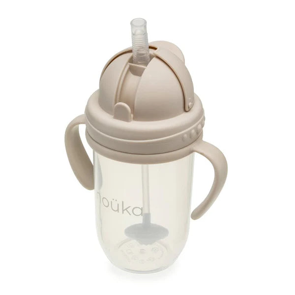 noüka Weighted Straw Cup - Soft Sand