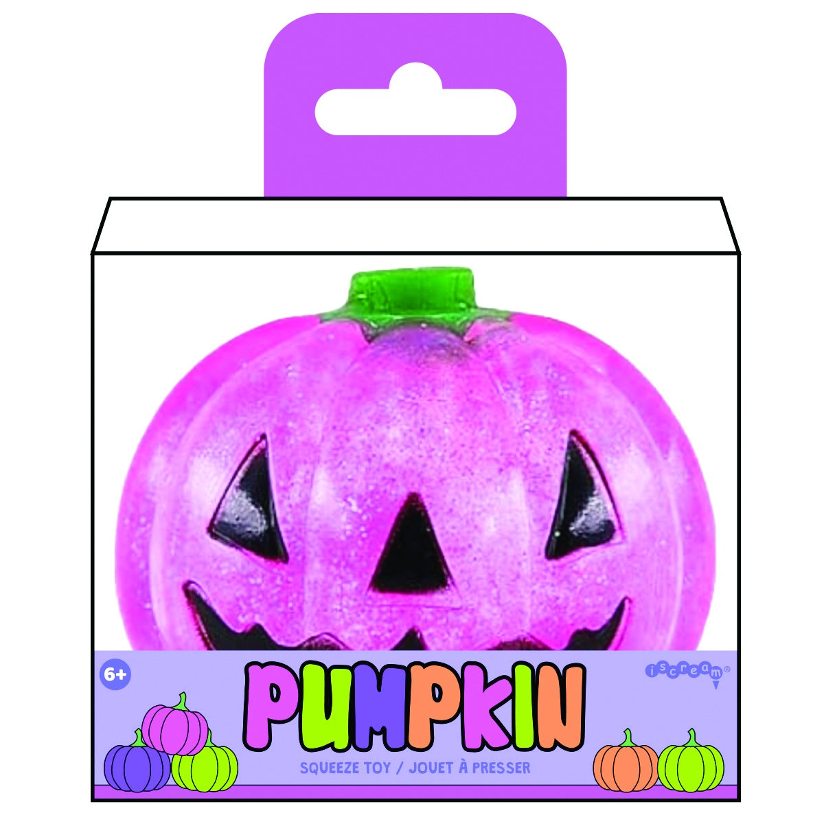 Pink Pumpkin Squeeze Toy