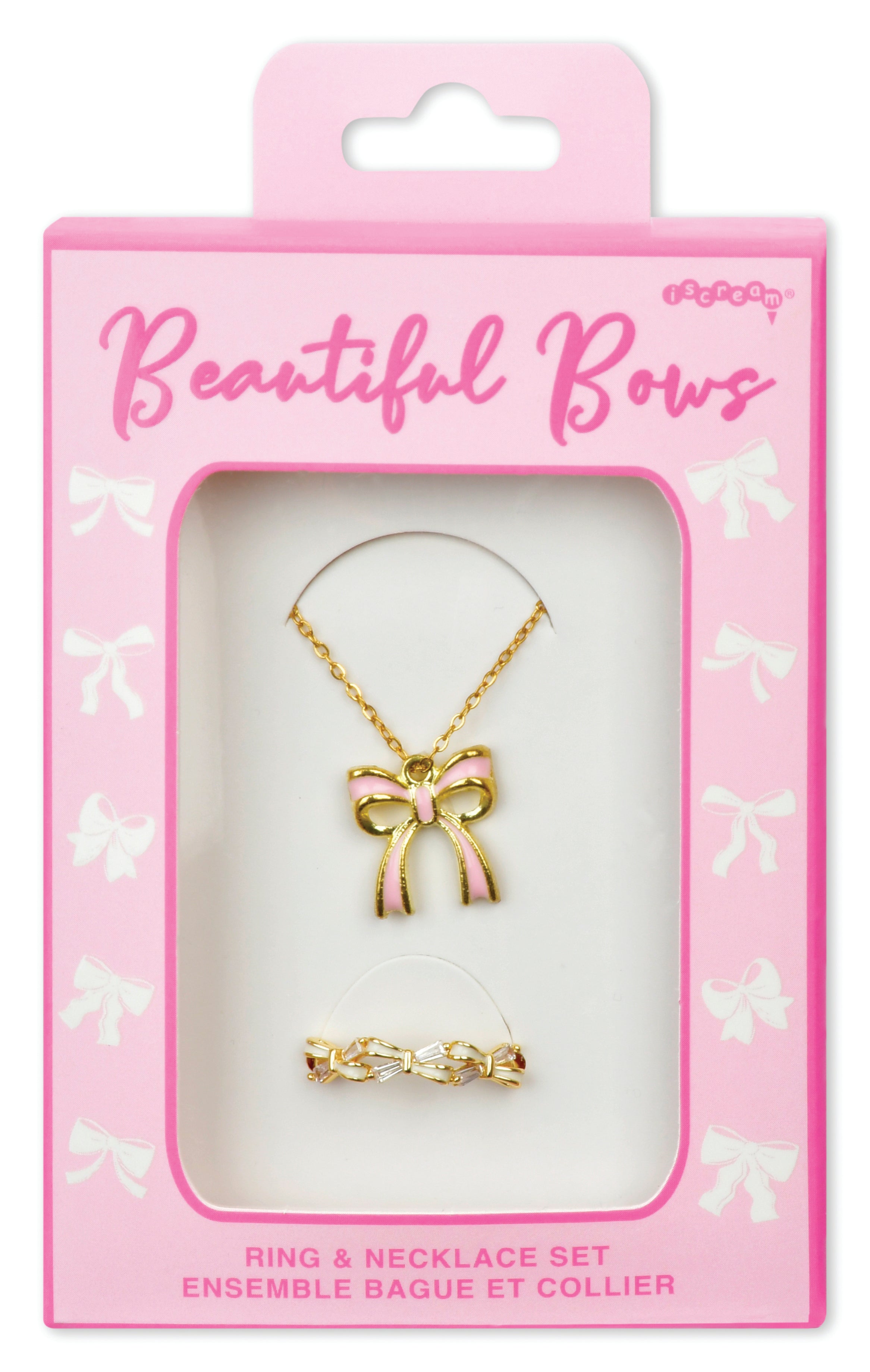 Beautiful Bows Ring & Necklace Set