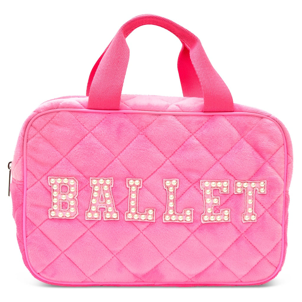 Ballet Quilted Large Cosmetic Bag