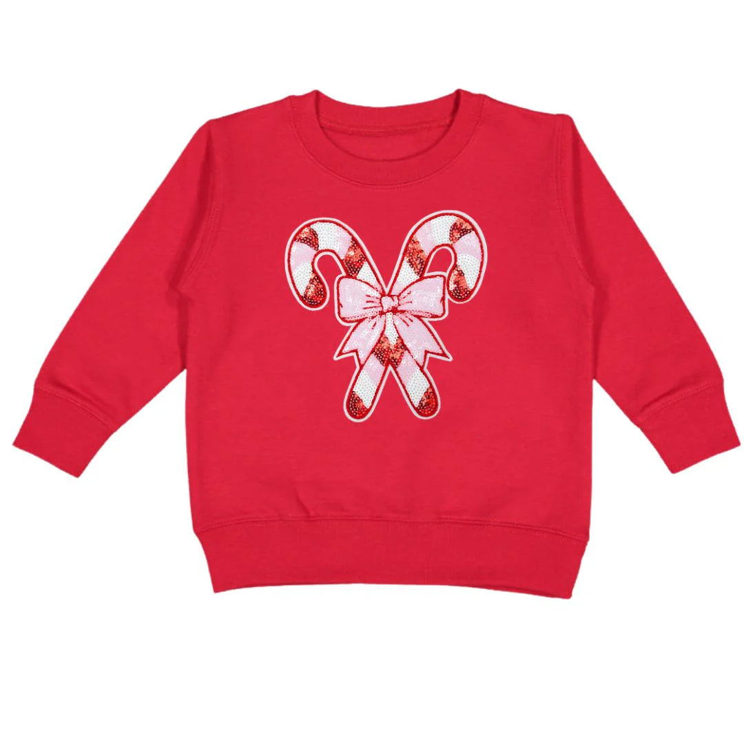 Candy Cane Patch Sweatshirt