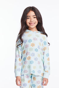 Chaser Colorful Daisies Hoodie