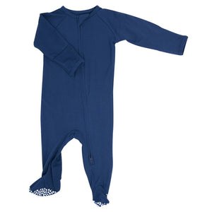 Sweet Bamboo Deep Navy Footie