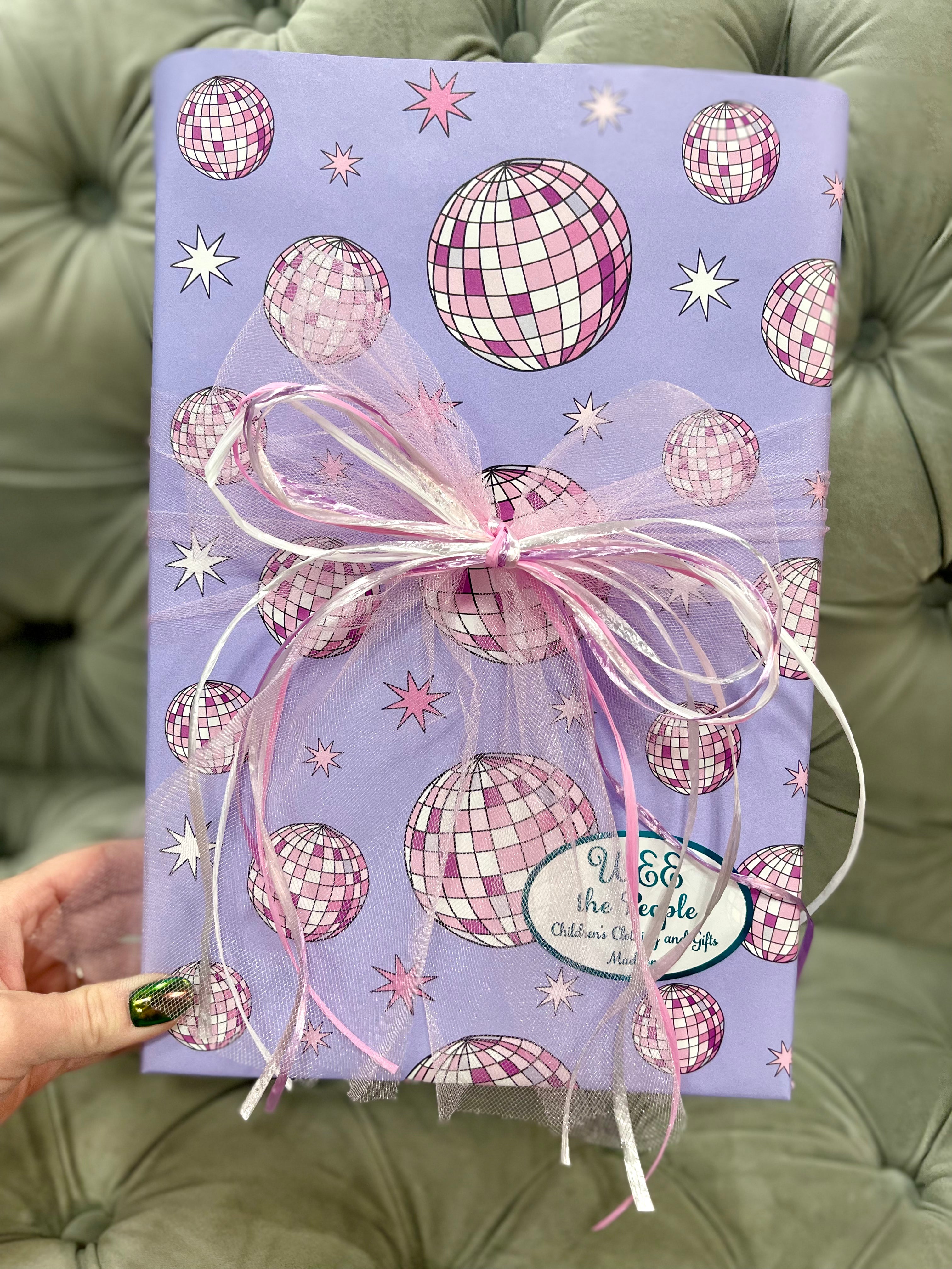 Disco Ball Gift Wrap