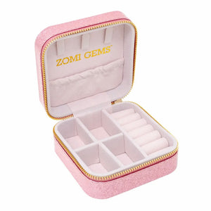 Hot Pink Happy Face Jewelry Box