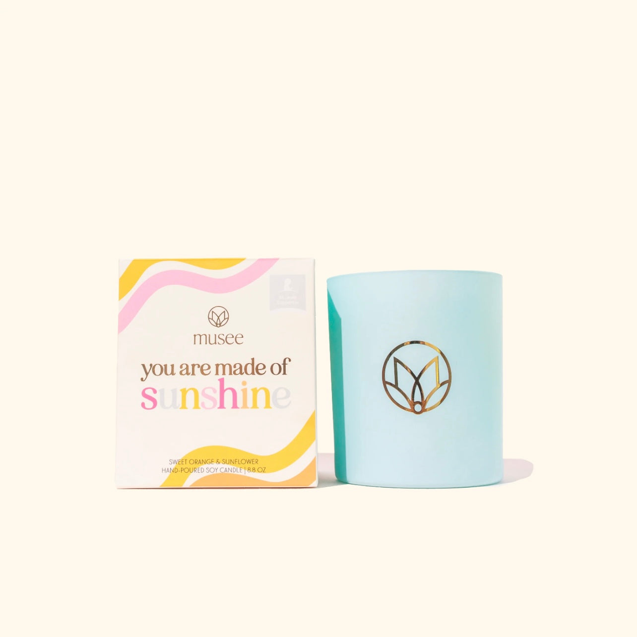 Musee You Are Made of Sunshine Candle