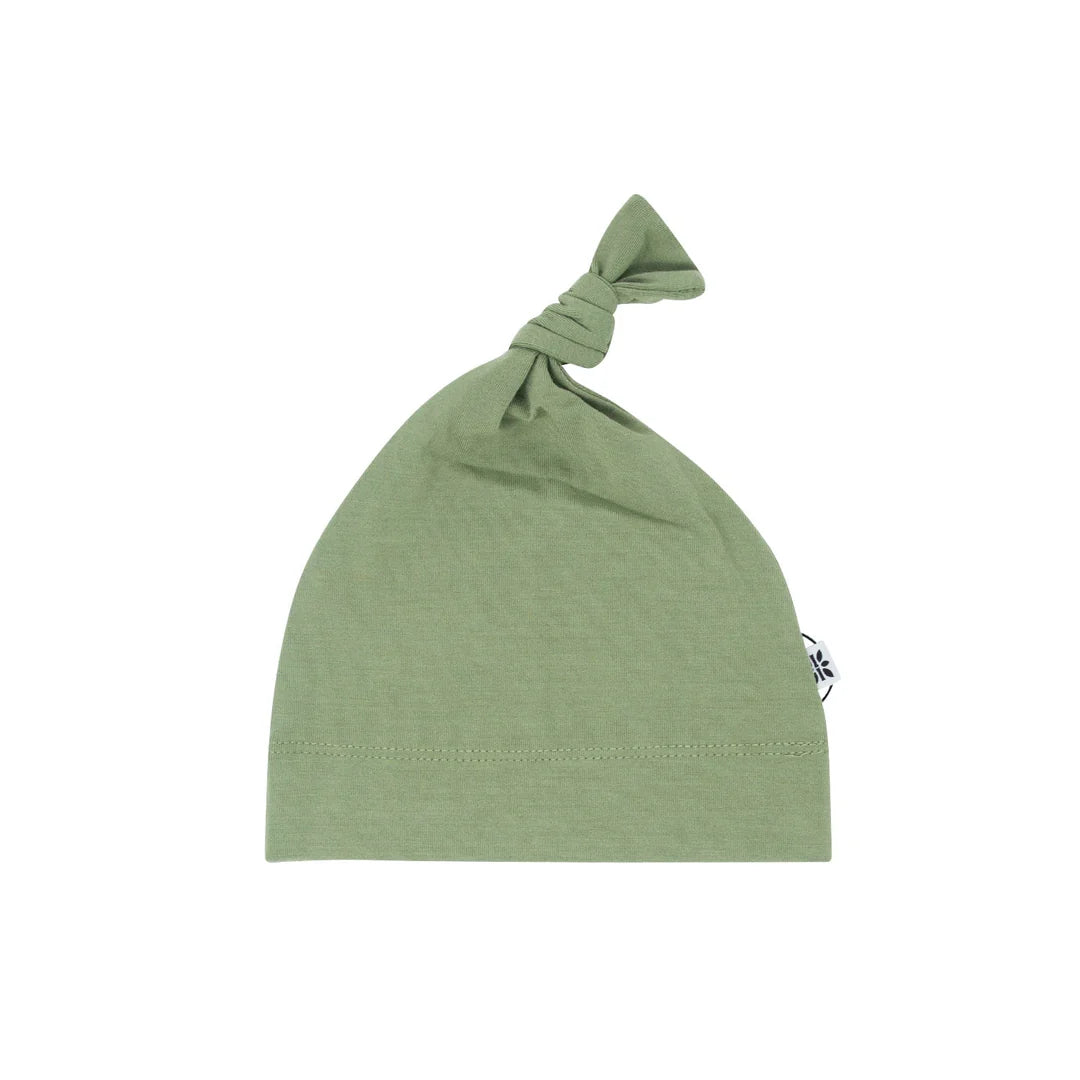 Sweet Bamboo Army Green Knot Hat