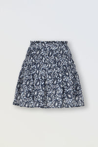 Blue Violet Print Skirt