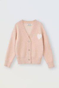 Heart Pink Cardigan