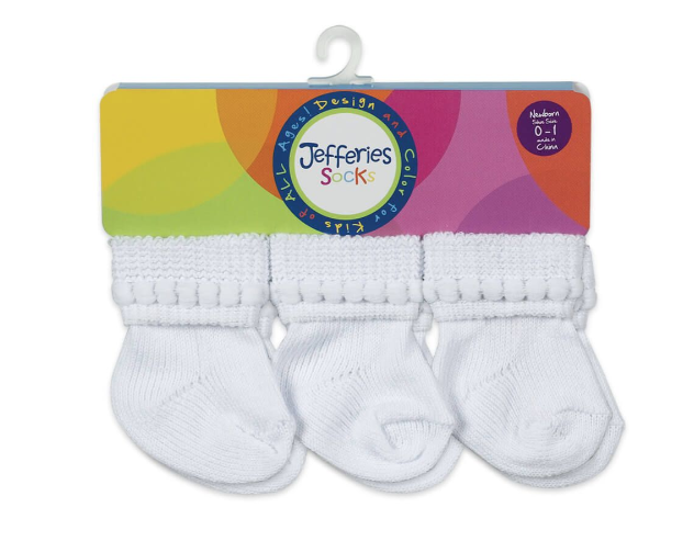 Jefferies Baby Cuff Socks