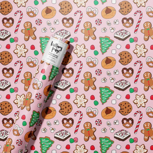 Christmas Desserts Wrapping Paper ROLL