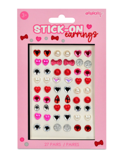 Jeweled Stick on Earrings