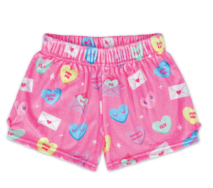 Love Notes Plush PJ Shorts