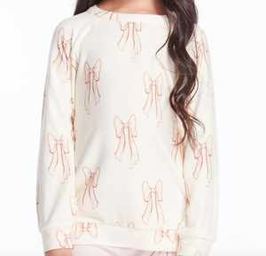 Chaser All Over Bows Pullover