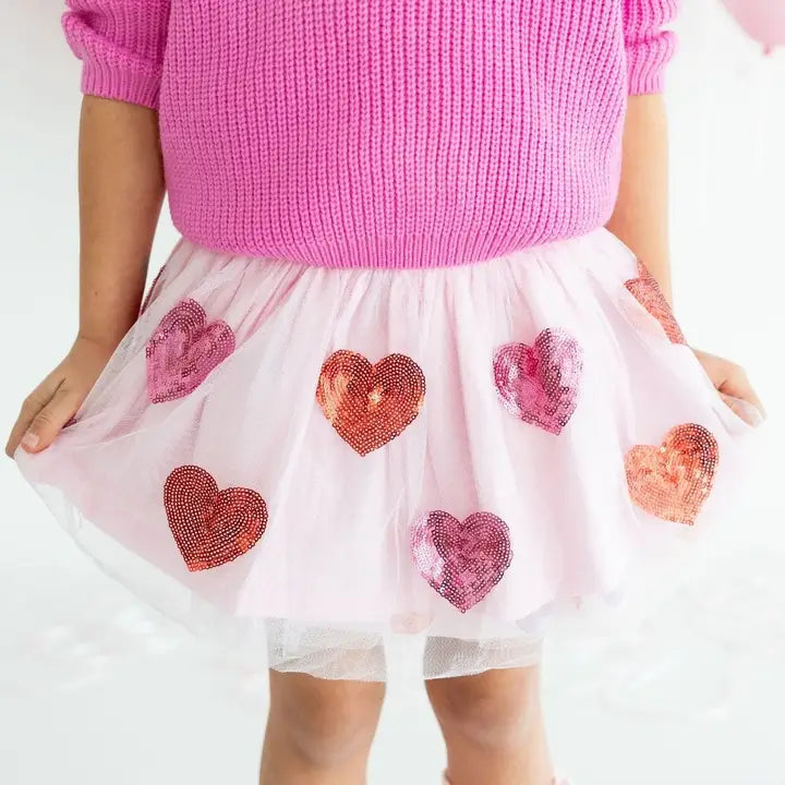 Sequin Heart Day Tutu