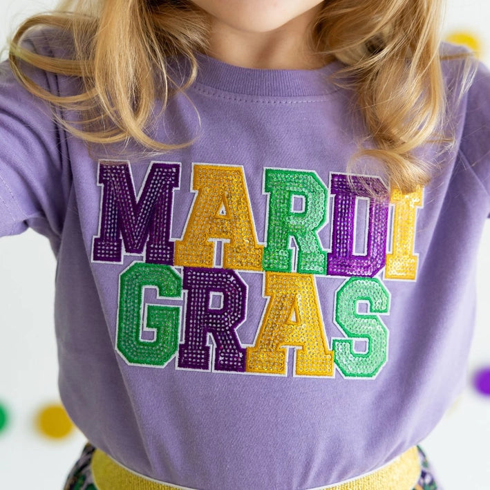 Mardi Gras Patch Tee