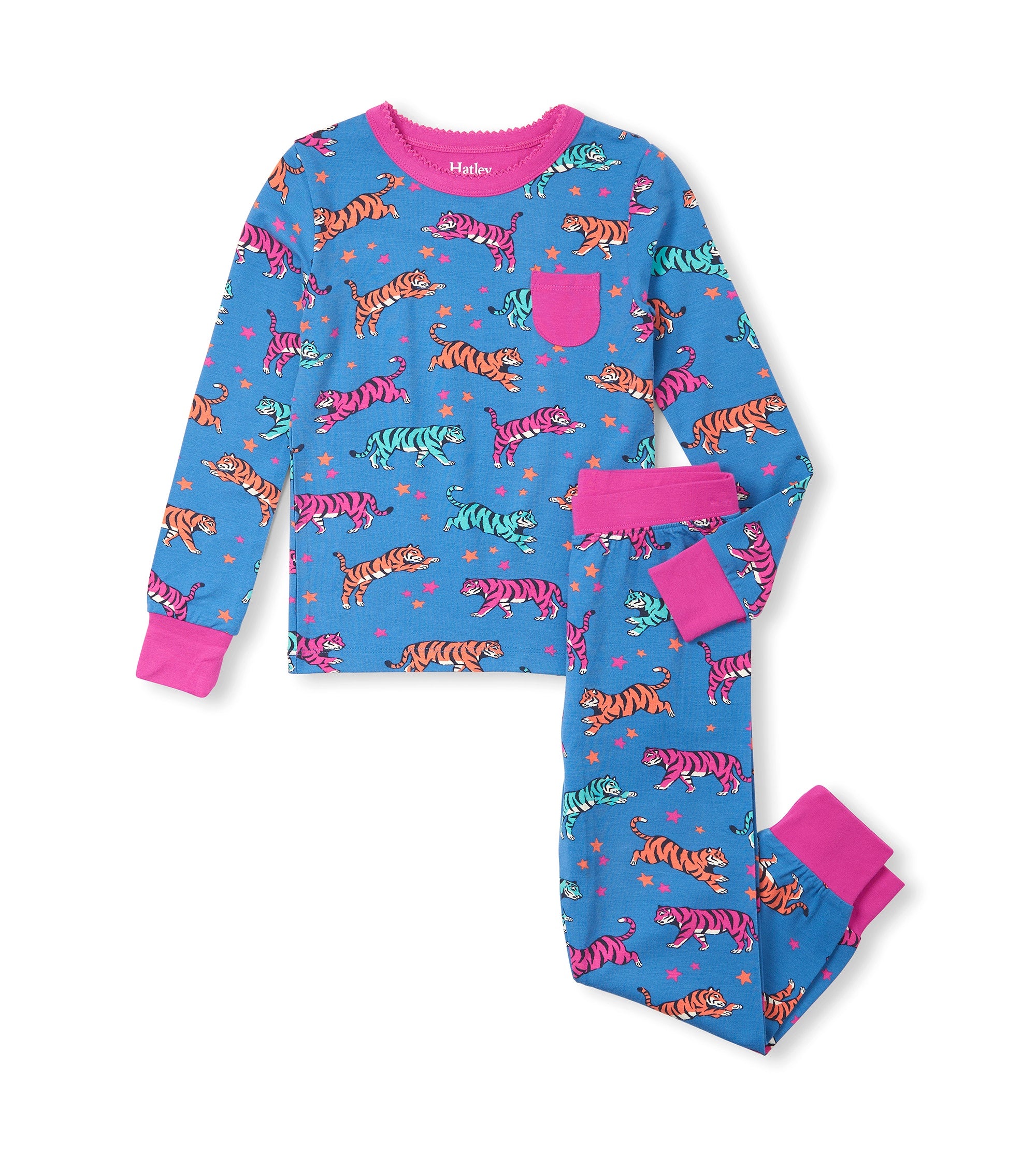 Hatley Celestial Tiger Bamboo PJ Set