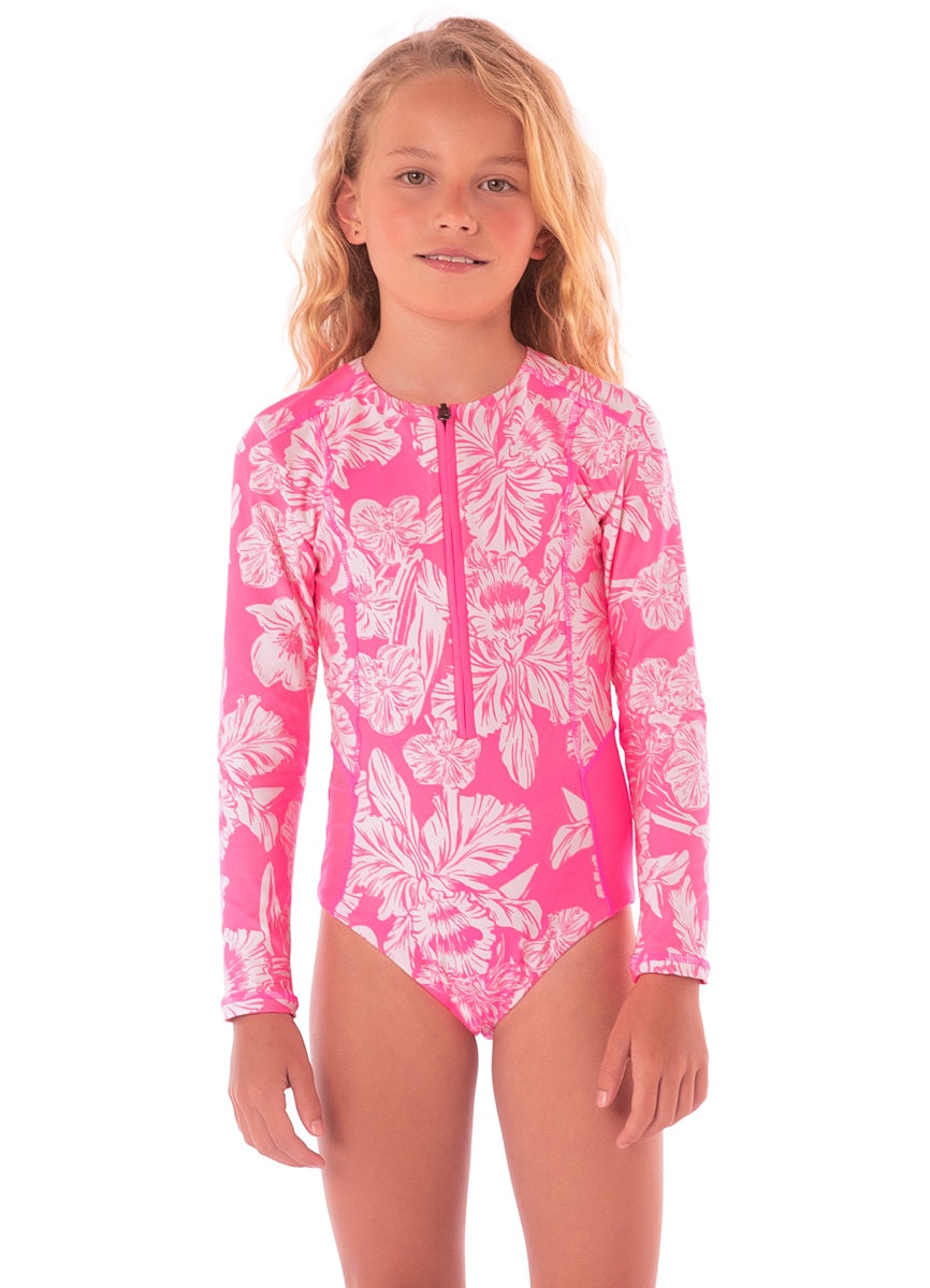 Maaji Pink Blossom Rashguard Swim