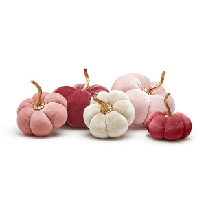 Large Pink Hues Plush Pumpkin