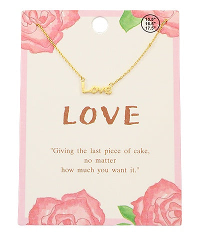 LOVE Necklace