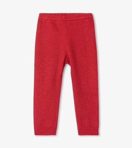 Hatley Red Shimmer Baby Leggings